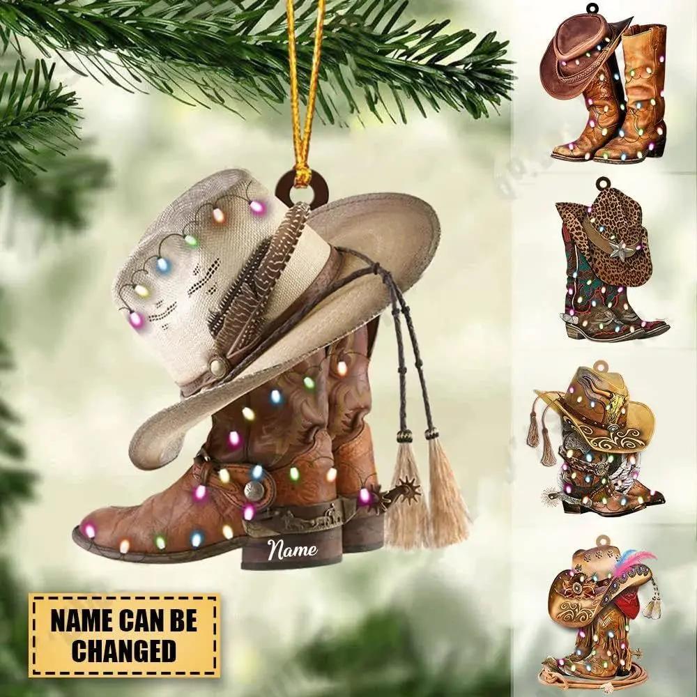 Christmas Tree Decoration Acrylic Flat Ornaments CJ Dropshipping