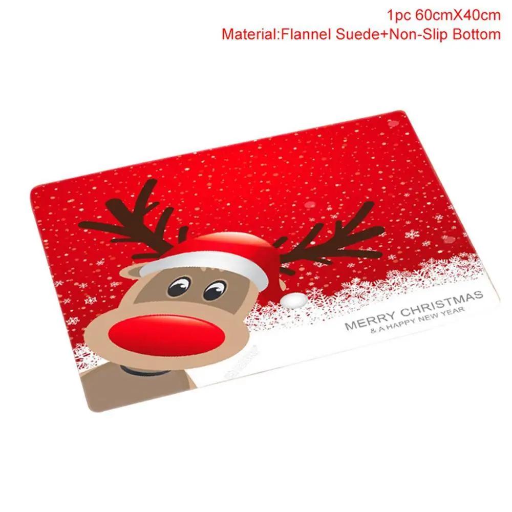 Merry Christmas Bathroom Curtain Santa Claus Toilet Seat Christmas Decorations CJ Dropshipping