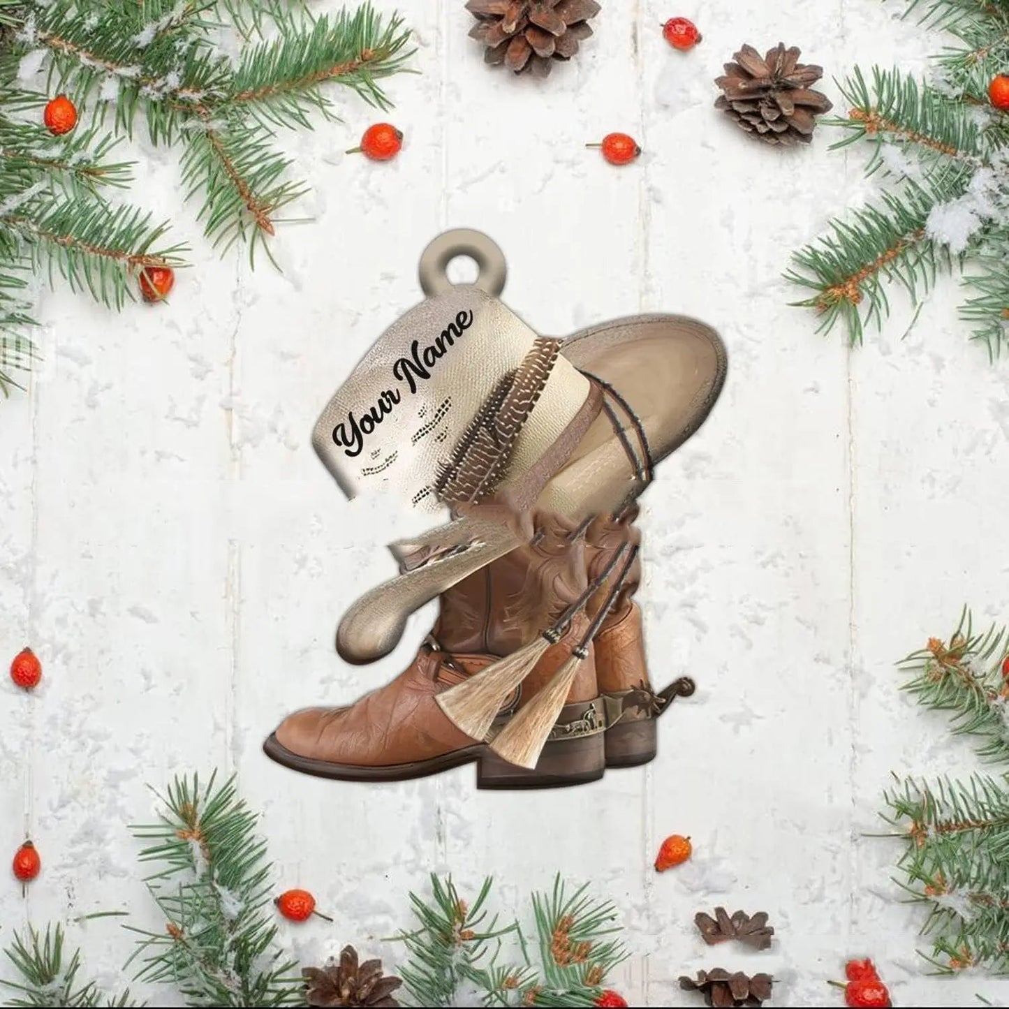 Christmas Tree Decoration Acrylic Flat Ornaments CJ Dropshipping