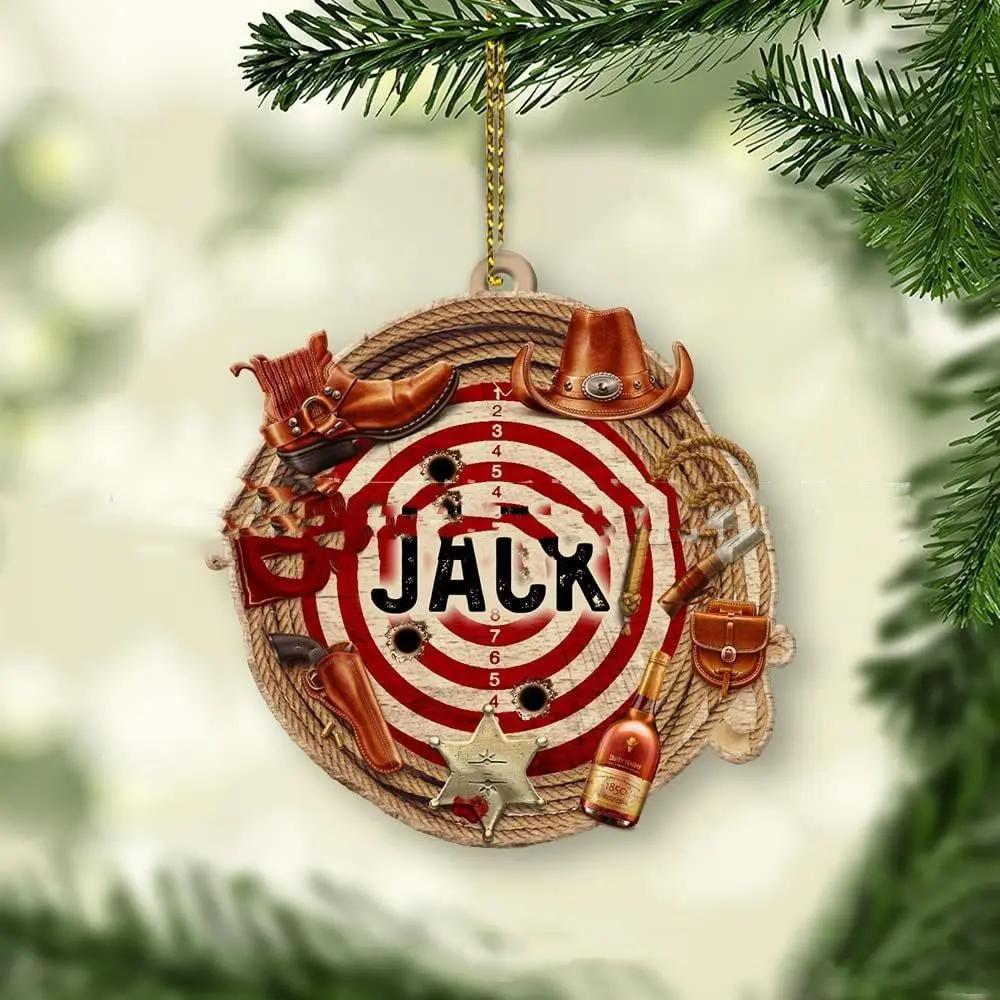 Christmas Tree Decoration Acrylic Flat Ornaments CJ Dropshipping