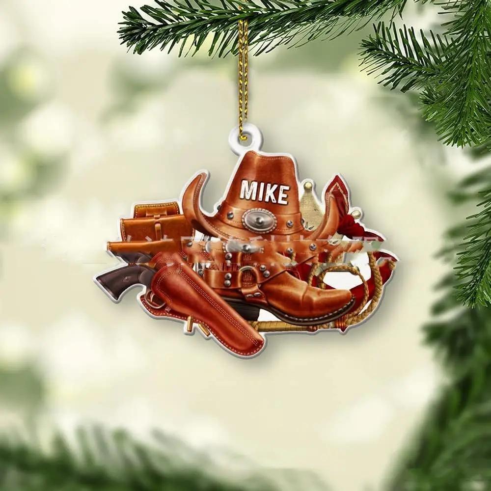 Christmas Tree Decoration Acrylic Flat Ornaments CJ Dropshipping