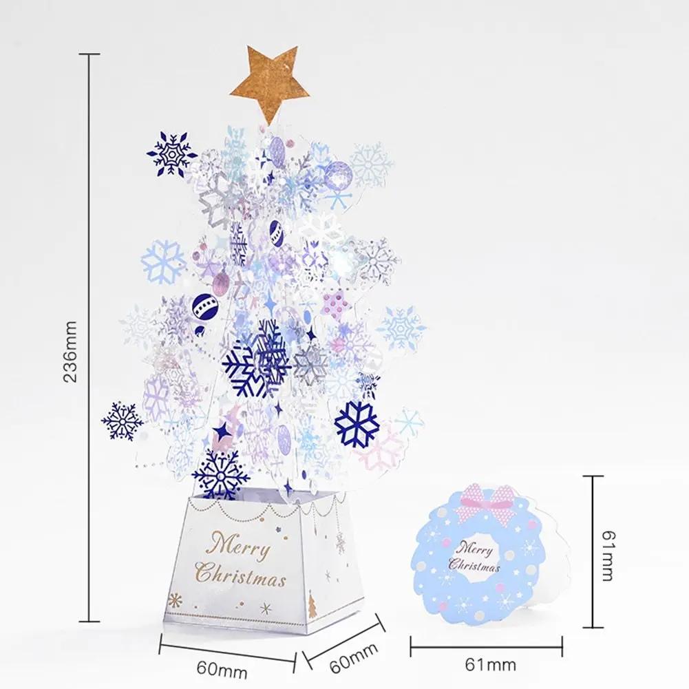 3D Pop-Up Christmas Tree Greeting Card - Premium Holiday Card CJ Dropshipping