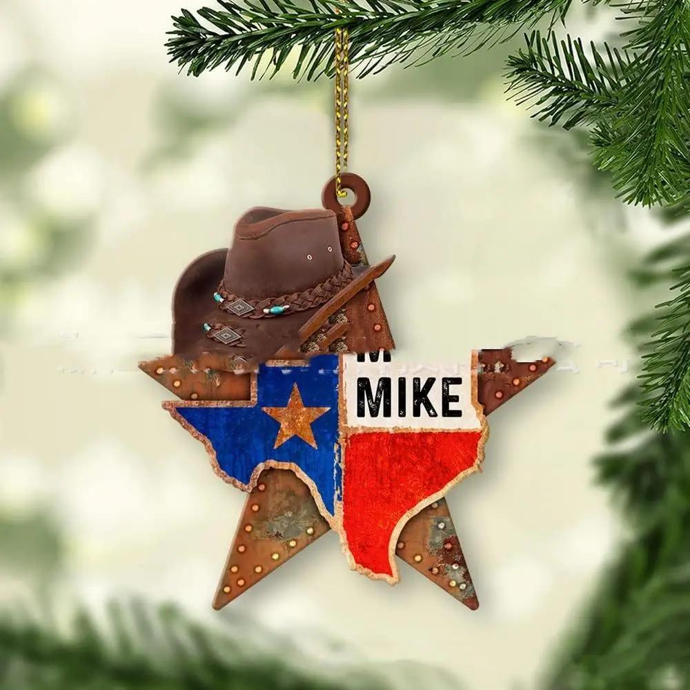 Christmas Tree Decoration Acrylic Flat Ornaments CJ Dropshipping