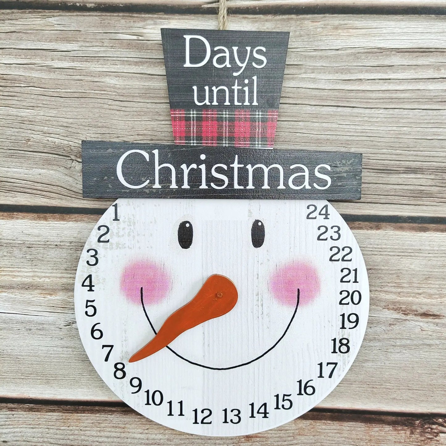 Holiday Calendar Wooden Christmas Ornaments CJ Dropshipping
