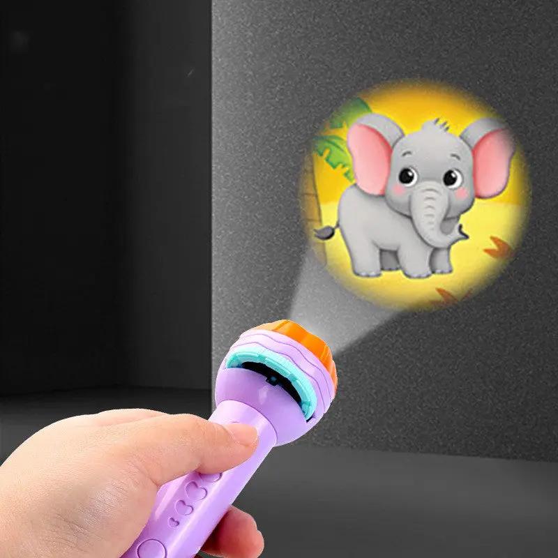 Cartoon Projection Flashlight 80 Patterns Creative Children Flashlight Toy Projector Baby Toys Bedtime Story Book CJ Dropshipping