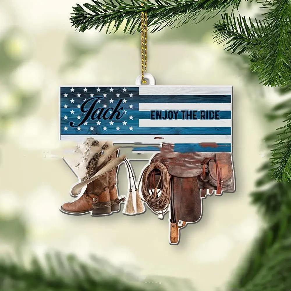 Christmas Tree Decoration Acrylic Flat Ornaments CJ Dropshipping