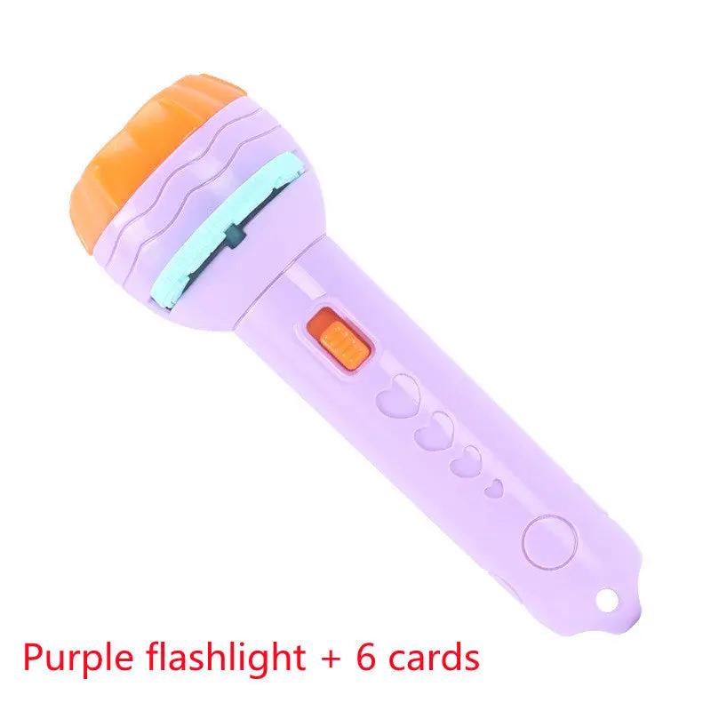 Cartoon Projection Flashlight 80 Patterns Creative Children Flashlight Toy Projector Baby Toys Bedtime Story Book CJ Dropshipping