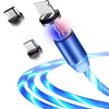 Compatible with Apple, Flowing Ligh Magnetic Streamer Data Line Cable for Iphone Android Typec CJ Dropshipping  Has Our Seal of Approval
