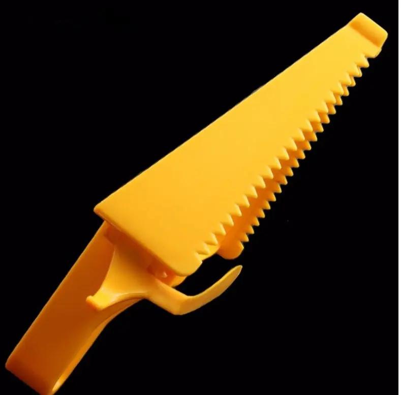 Creative Cake Cut Kitchen Practical Cake Triangle Cut Safety Plastic Shaped Knife CJ Dropshipping 