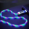 Compatible with Apple, Flowing Ligh Magnetic Streamer Data Line Cable for Iphone Android Typec CJ Dropshipping  Has Our Seal of Approval