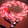 540° Rotating Magnetic Charging Cable - LED Light 3A Fast Charge for iPhone, Android & Type-C CJ Dropshipping  Has Our Seal of Approval