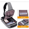 Anti-theft USB charging chest bag with you CJ Dropshipping  Has Our Seal of Approval