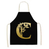 Letter series cotton and linen apron CJ Dropshipping  Has Our Seal of Approval