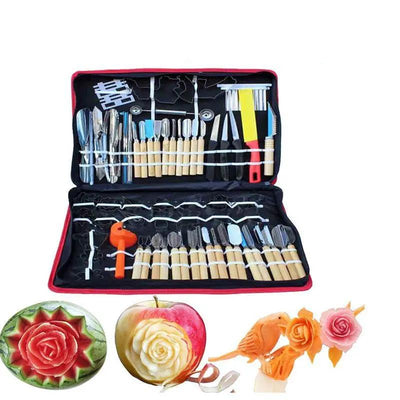 Carving Knife Carving Fruit And Vegetable Platter Cold Dish Spoon Food Tool Set CJ Dropshipping 
