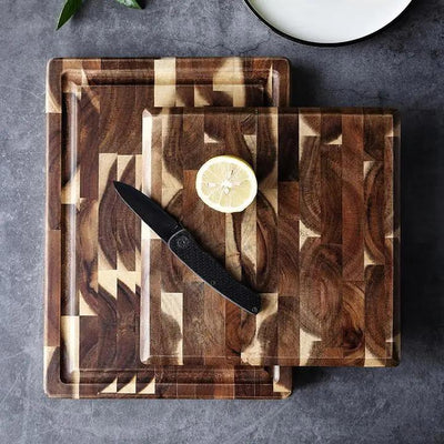 Kitchen Household Parquet Solid Wood Cutting Board CJ Dropshipping 