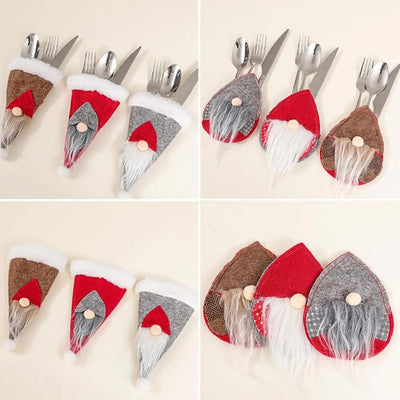 Christmas new santa knife and fork set CJ Dropshipping 