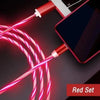 Compatible with Apple, Flowing Ligh Magnetic Streamer Data Line Cable for Iphone Android Typec CJ Dropshipping  Has Our Seal of Approval