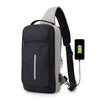 Anti-theft USB charging chest bag with you CJ Dropshipping  Has Our Seal of Approval