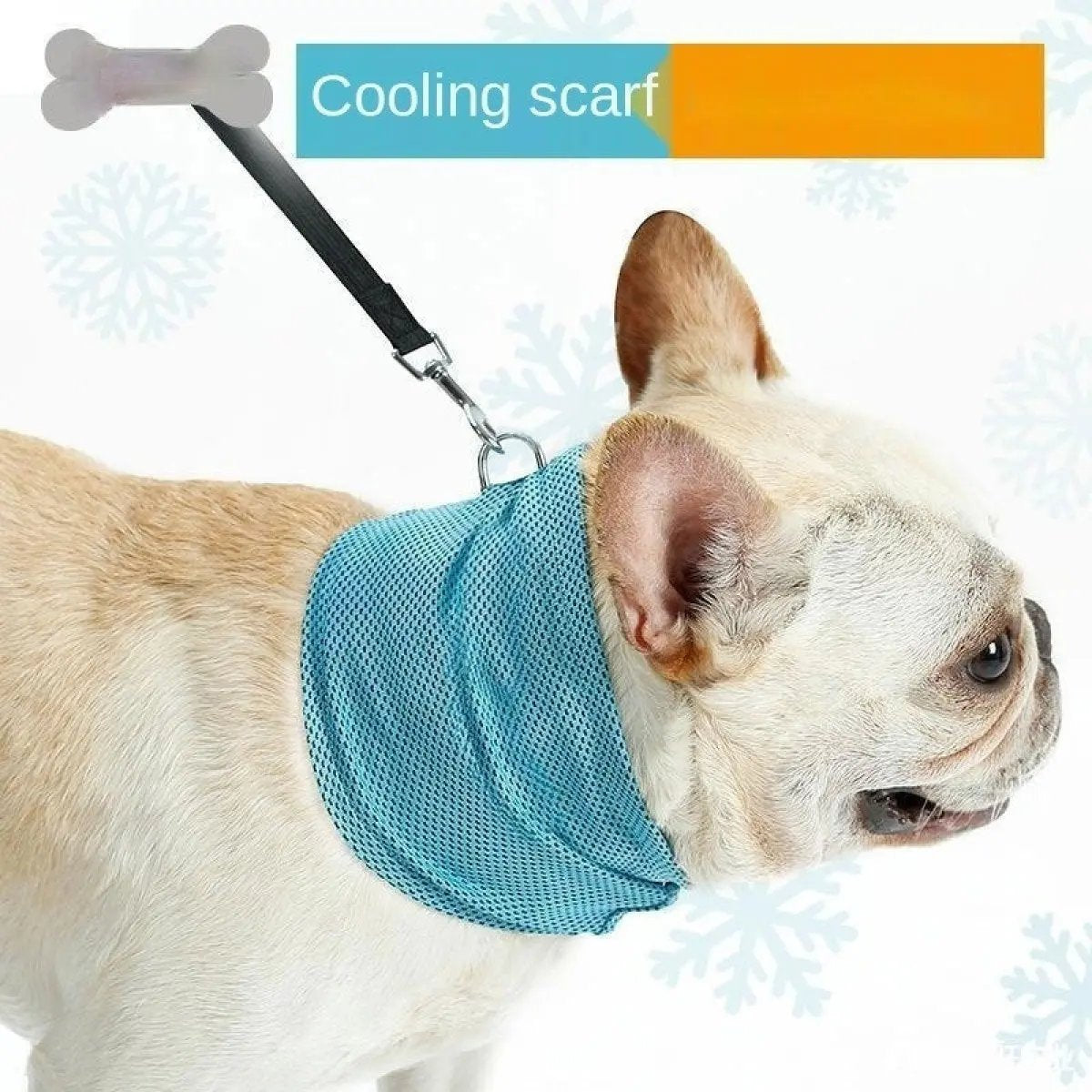 New Instant Cooling Pet Bandana Dog Scarf Summer Cooling Towel Wrap Dog Collar CJ Dropshipping 