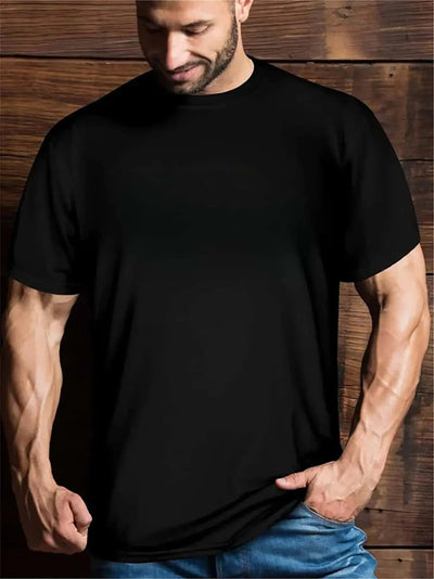All-Season American Flag Eagle Tee - Casual Crew Neck, Stretchable Comfort & Durable For Everyday Patriotic Wear CJ Dropshipping 