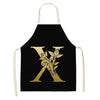 Letter series cotton and linen apron CJ Dropshipping  Has Our Seal of Approval