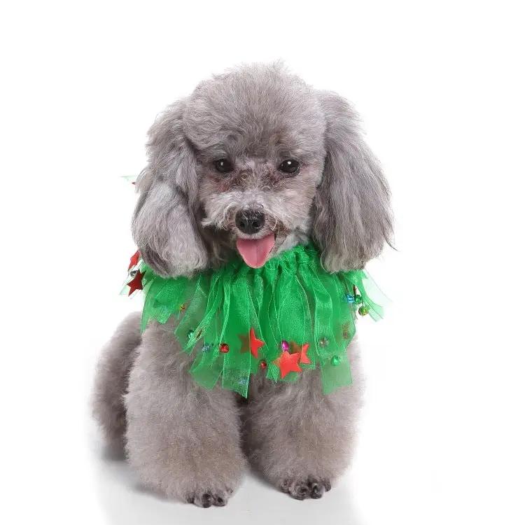 Pet christmas hat bib CJ Dropshipping 