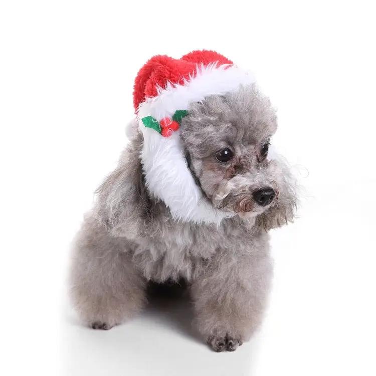 Pet christmas hat bib CJ Dropshipping 
