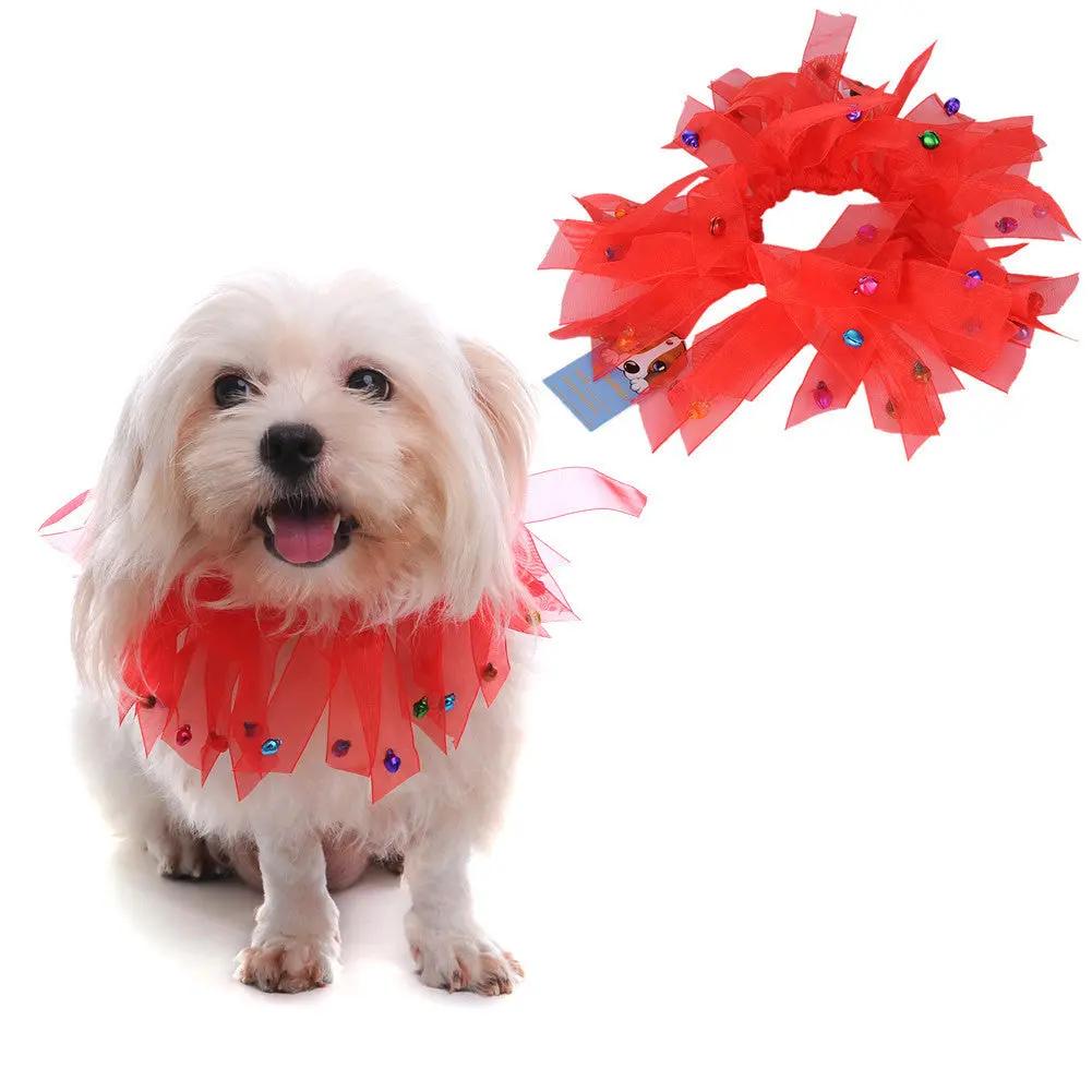 Pet christmas hat bib CJ Dropshipping 