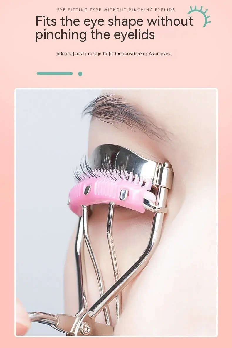 Natural Curling Eyelash Curler With Comb Girls Eyelash Beauty Auxiliary Tools Portable Wide Angle Eyelash Curler CJ Dropshipping 