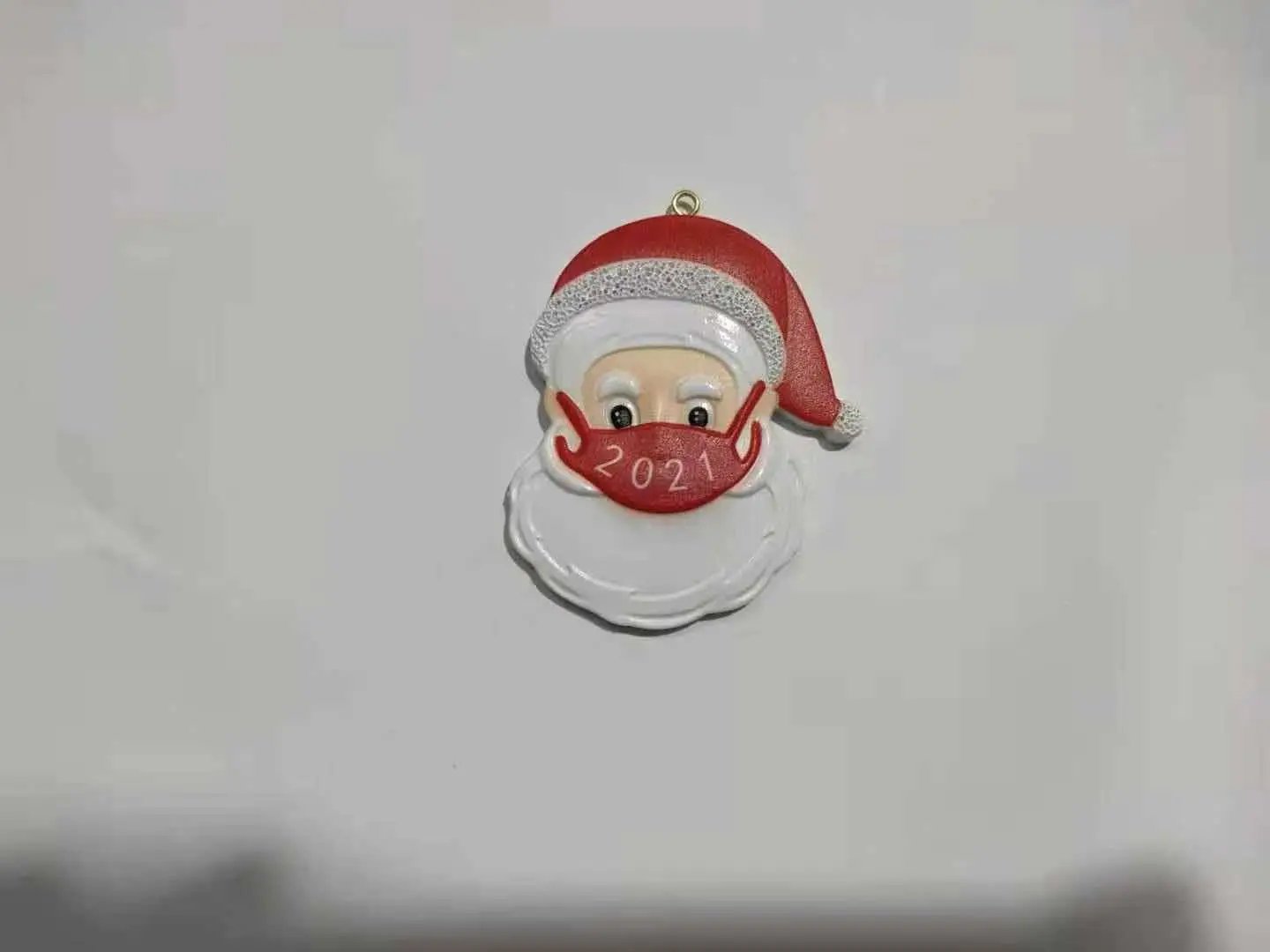 Santa Claus Face Mask Christmas Ornament - Decorative Resin Wall Hanging CJ Dropshipping 
