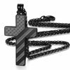 Cross Necklace With Bible Verse American Flag Pendant --Stainless Steel Men Jewelry Gift - Faith-Inspired, Bold & Patriotic Chain For Him CJ Dropshipping  Has Our Seal of Approval
