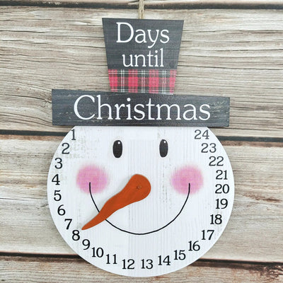 Holiday Calendar Wooden Christmas Ornaments CJ Dropshipping 