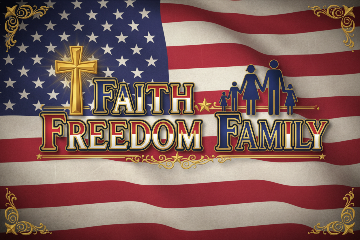 Faith Freedom Family Banner