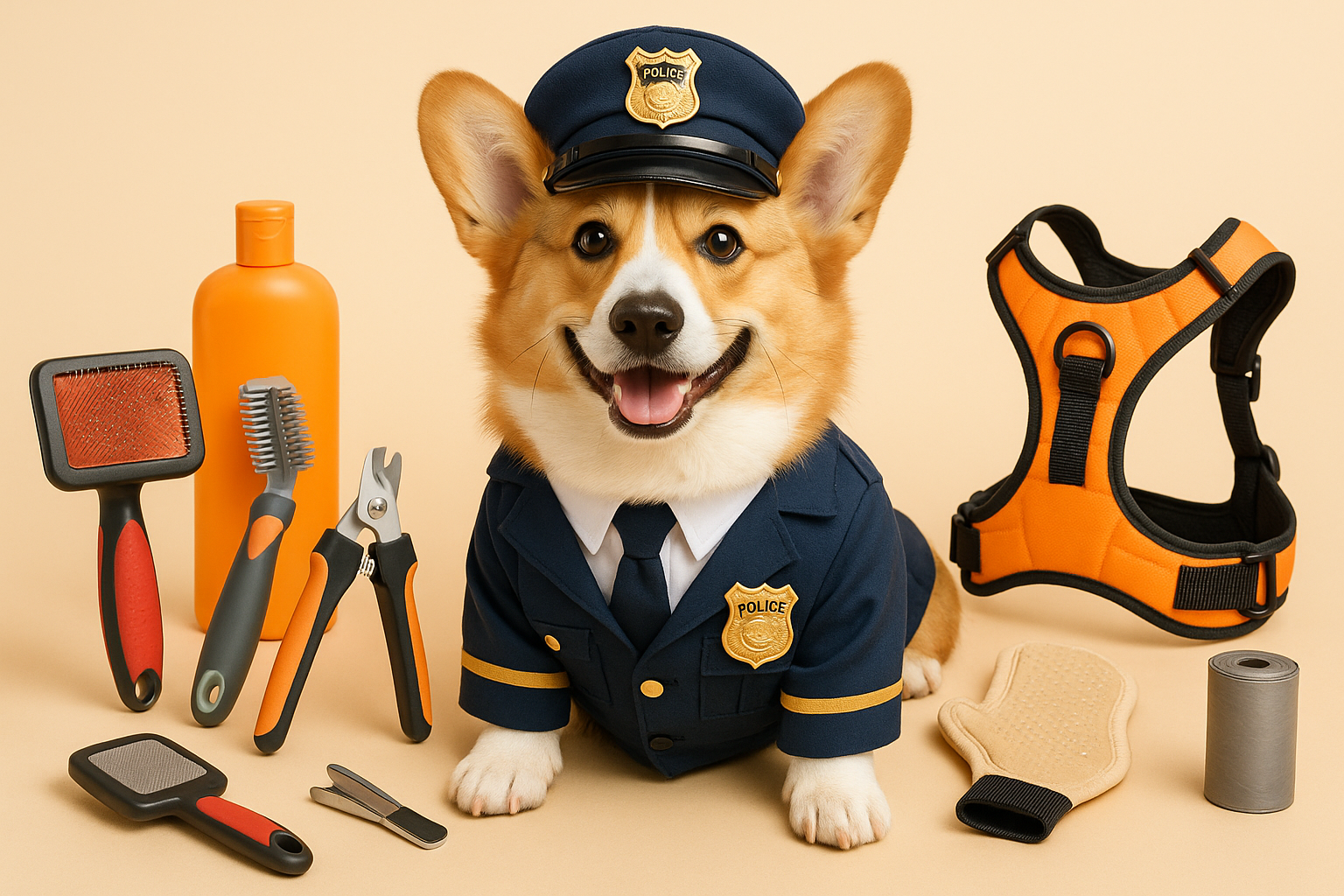 Pet Protection Collection - Dog in Police Costume
